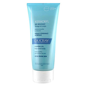 Gel Rửa Mặt Cho Da Mụn Ducray Keracnyl Gel Innova Myrtacine (200ml)