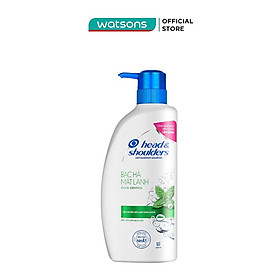 Dầu Gội Head & Shoulders Bạc Hà Mát Lạnh Cool Menthol Anti-Dandruff Shampoo 625ml