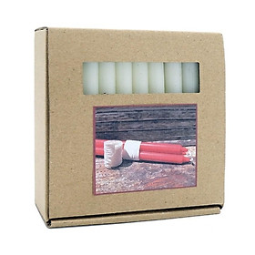 Mua Hộp 30 nến taper Eden Candle FTRAMART EDC2324 cao 11 cm (Vàng nhạt/ Kem / Ivory)