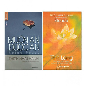 Hình ảnh Sách - Combo Muốn An Được An + Tĩnh Lặng - Sức Mạnh Tĩnh Lặng Trong Thế Giới Huyền Ảo (Bộ 2 Cuốn) (TH) -mk