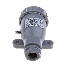 CZF2-2 Marine Nylon Watertight Socket Waterproof Switch 250V 10A IP56