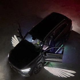 Đèn LED Hình Đôi Cánh Thiên Thần Trang Trí Xe Hơi đèn trang trí xe hơi