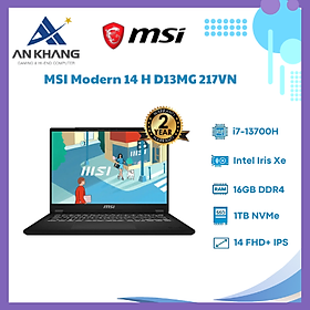 Mua LAPTOP MSI MODERN 14 H D13MG-217VN (I7-13700H/16GB DDR4/SSD 1TB PCIE/VGA ONBOARD/14.0 FHD+ IPS/WIN11) - HÀNG CHÍNH HÃNG
