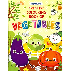 Creative Colouring Book Of Vegtables (Sách Tô Màu Sáng Tạo Về Rau Quả)