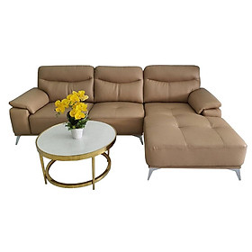 Bộ Ghế Sofa Phòng Khách Cao Cấp _ Màu Kem Nhạt _ Size 2700 x 1700