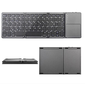Mua Bàn Phím BlueTooth Gấp Gọn Có TouchPad Foldable Keyboard With TouchPad - AsiaMart