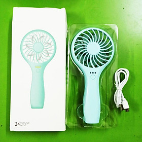 Mua Quạt cầm tay 3 tốc độ siêu mạnh led 7 màu