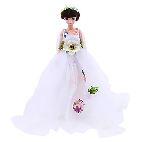 Búp Bê Khớp Hoa Đan Như - Trắng