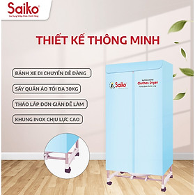 Tủ Sấy Quần Áo Đa Năng Saiko CD-1800 (2100W)