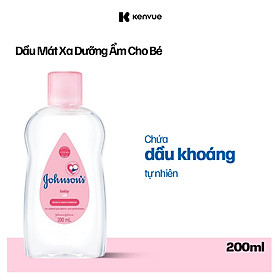 Dầu dưỡng ẩm mát xa Johnson's Baby (200ml)