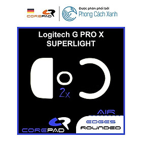 Mua Feet chuột PTFE Corepad Skatez AIR cho Logitech G PRO X SUPERLIGHT Wireless (2 Bộ) - Hàng Chính Hãng