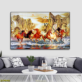 Mua Tranh Đồng Hồ Tráng Gương Mã Đáo Thành Công Đem Tài Lộc  Phú Quý Cho Gia Chủ