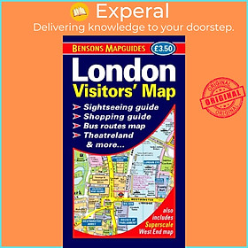 Sách - London Visitors' Map by Bensons MapGuides (UK edition, paperback)