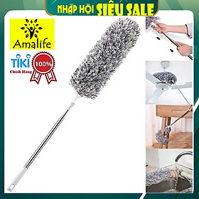 Mua Chổi Quét Trần Nhà  Chổi Phất Trần Có Cán Điều Chỉnh Độ Dài Tới 2 8m Quét Mạng Nhện  Lau Chùi Bụi Bẩn Trên Cao Amalife