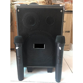 Mua Loa kẹo kéo karaoke bluetooth di động q8 plus kèm 2 micro không dây