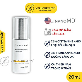 Kem Sáng Da Mờ Nám Sạm NanoMD Cyntra Advance Pigment Corrector - Cải Thiện Nám Trong 8 Tuần - Kelly Beauty