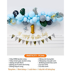 Mua Combo set bóng bay trang trí sinh nhật  trang trí thôi nôi  đầy tháng bé trai bé gái - TRANG TRÍ SINH NHẬT PARTY CITY 11