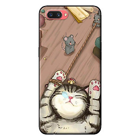 Ốp in cho Oppo Realme C1 Mèo Khóc - Hàng chính hãng