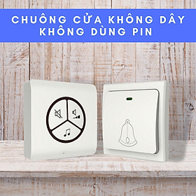 Mua Chuông Cổng Không Dây Báo Khách Chống Nước Không Pin