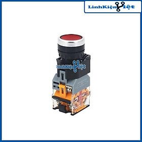 Mua Nút Nhấn Đề Giữ Có Đèn LA38 380V-10A 2 Thường Mở