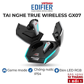 Mua Tai nghe True Wireless Gaming EDIFIER GX07 - 26 giờ phát nhạc Khử tiếng ồn ANC - Driver 8mm  Game Mode - Hàng chính hãng