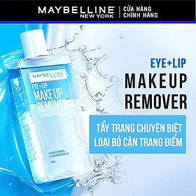 Nước tẩy trang mắt và môi Maybelline New York Eye & Lip Makeup Remover 150ml