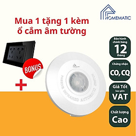 Mua Công Tắc Cảm Biến Chuyển Động Lắp Trần Nổi Siêu Mỏng Thẩm Mỹ Homematic SP-S08A