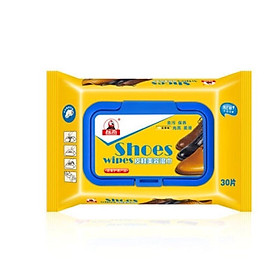 Mua Khăn Lau Giày Thần Thánh - Khăn Giấy Ướt Lau Giày Siêu Sạch SNEAKER  Hộp 30 Tờ Không Hoá Chất Làm Hại Da Vải