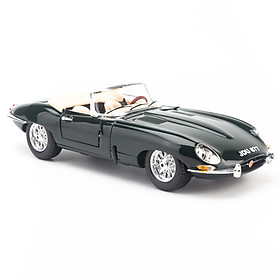 Mô Hình Xe  Jaguar E-Type Cabrio Green 1:18 Bburago - MH-12046