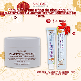 Kem dưỡng làm trắng da nhau thai cừu SINICARE Placenta CREAM MOISTURISER WITH COENZYME Q10 100ml