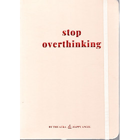 Sổ bìa da Stop Overthinking