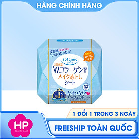 Khăn Giấy Tẩy Trang Collagen Kosé Softymo Cleansing Sheet C (52 miếng)