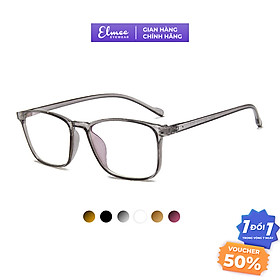 Gọng kính cận vuông Elmee E2441 gọng dẻo form vừa dành cho nam và nữ