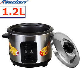 Nồi cơm điện nắp rời 1.2L Ladomax HA-7112 nấu cơm cho gia đình 3 - 4 người ăn - Hàng chính hãng