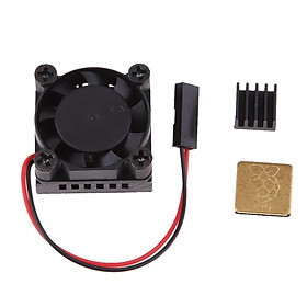5V 0.1A Fan Cooling System Module with Heatsink for Raspberry Pi 3B, 2, 1