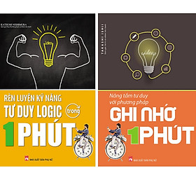 Combo Rèn luyện kĩ năng tư duy logic - Nghệ thuật ghi nhớ trong 1 phút