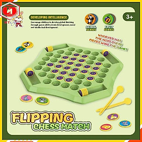 Đồ Chơi Cờ Lật 4 Người Chơi, Trò Chơi Rèn Luyện Trí Nhớ, Đồ Chơi Giáo Dục Cho Bé - Mẫu Ngẫu Nhiên