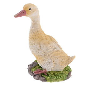 Garden Gift Farm Resin Animal Ornament Pond Water Standing Duck