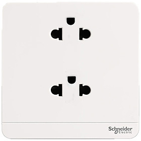 Hình ảnh Bộ ổ cắm đôi 3 chấu 16A, Schneider Electric dòng AvatarOn