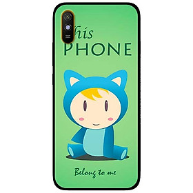 Ốp lưng dành cho Xiaomi Redmi 9A mẫu Mèo Xanh