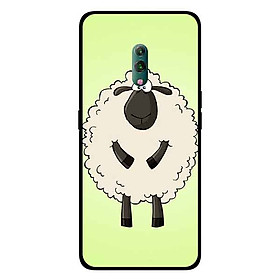 Ốp Lưng in cho Oppo K3 Mẫu Chú Cừu Vui nhộn - Hàng Chính Hãng