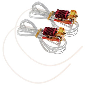 2xMK10   Assembled   Extruder   Hot   End   1 . 75MM   0 . 4MM   Brass   Nozzle