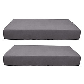 2/3/4pcs Stretch Spandex Jacquard Sofa Seat Cushion Covers