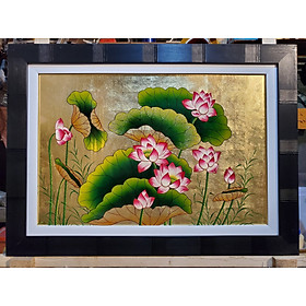 Tranh Hoa Sen Dán Tường 03