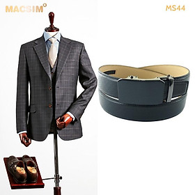 Thắt lưng nam da thật cao cấp nhãn hiệu Macsim MS44 - 110cm