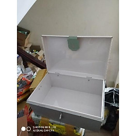 Hòm tôn size 50cm x 34cm x 22cm đựng đồ, tài liệu tiện dụng