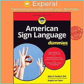 Hình ảnh Sách - American Sign Language For Dummies with Online Videos by Adan R. Penilla (US edition, paperback)