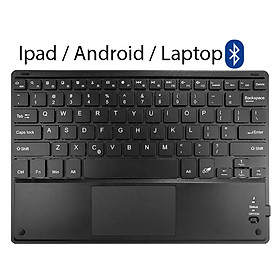 Bàn phím Bluetooth Có Chuột Touchpad  Dùng Cho Ipad Android Laptop Size 10 Inch