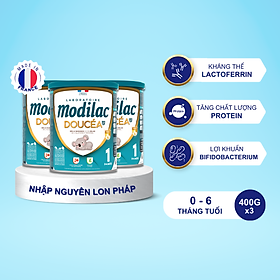 Combo 3 Sữa bột Modilac Doucéa 1 800g