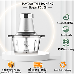 Mua Máy Xay Thịt Đa Năng Elegant FC-J08  Máy Xay Đồ Ăn Dặm Cho Bé 2L  350W  Cối Thủy Tinh  Lưỡi Thép Không Gỉ  Nhập Đức